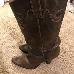 Cowboy Boots (Bronze Color)